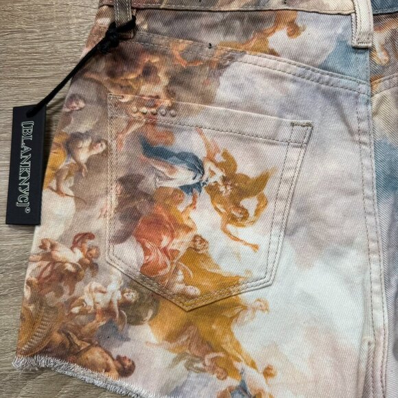 NWT BLANKNYC Jean Shorts Barrow Vatican Vintage High Rise Cutoff Denim 26 - Picture 7 of 7
